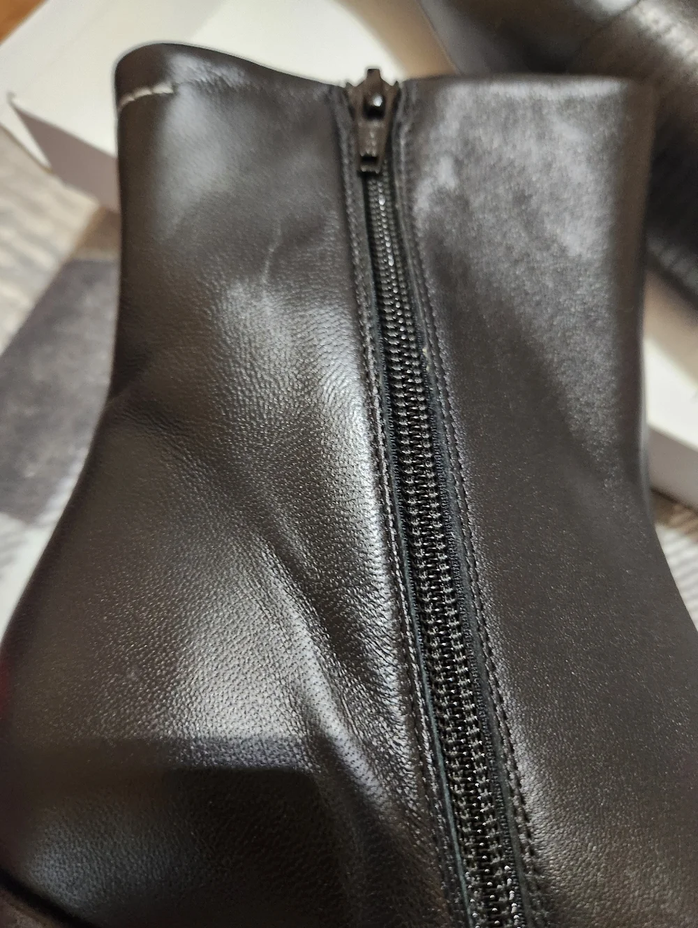 MM6 Maison Martin Margiela Anatomic Ankle Boots In Black New In Box - Picture 14 of 16